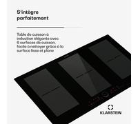Delicatessa 90 Full Flex Table à induction intégrée 6 zones 10500 W autonome