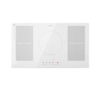 Delicatessa 90cm 2 Zones Flexibles Plaque à Induction 5 Feux Blanc