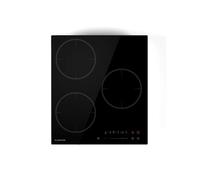 Delicatessa Plaque de cuisson à induction 3 Zones 6600W avec Boosters Commande Tactile Minuterie