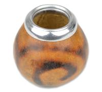 Delicatino - Calebasse Maté Misiones - Naturelle Standard 150-200ml - Artisanat Argentin Authentique.