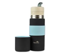 Delicatino - Thermos Auto-Amorçant Matelisto 3 en 1-500 ml pour Maté, Acier Inoxydable, Couleur Noir.