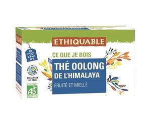 Délice Bio des Montagnes - Thé Oolong de l'Himalaya ETHIQUABLE 36g Favorisez un équilibre naturel, intensément parfumé. Un plaisir original - Le Lot De 3