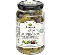 Délice Bio: Mélange d'Olives aux Herbes ALA NATURAA 180g - Saveur Méditerranéenne de Qualité Supérieure - Idéal pour une Alimentation Équilibrée - Le Lot De 4