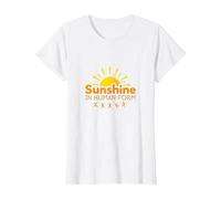 Délice certifié : Joie Joyeuse du Soleil pour Les optimistes T-Shirt, Femme, Blanc, S