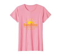 Délice certifié : Joie Joyeuse du Soleil pour Les optimistes T-Shirt, Femme, Rose, S
