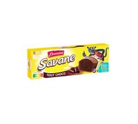 Délice Chocolaté de BROSSARD: Pocket Savane Tout Chocolat x7 - 210g - Gaufres Fondantes - Gâteaux Moelleux et Irrésistibles - Le Lot De 4