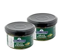 Délice d'algues marinées aux câpres et cornichons Pointe de Penmarc'h le lot de 2 verrines de 90 g - Livraison en 2 à 3 jours ouvrés depuis la Bretagne