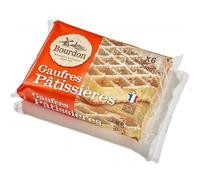 Délice d'antan : Biscuiterie Bourdon - 6 gaufres artisanales 240g - Savoureux croustillant - Spécialité gaufres anciennes - Qualité authentique - Le Lot De 4