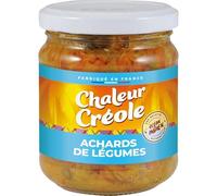 Délice exotique: Chaleur Créole Achards de Légumes 200g - Saveurs Créoles Authentiques - Épicerie Fine de l'Île. - Le Lot De 3