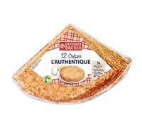 Délice Gourmand : Assortiment 12 Crêpes Authentiques Bretonnes 370g - Marque Paysan Breton - Epicerie Sucrée - Gaufres et Crêpes Moelleuses - Le Lot De 3