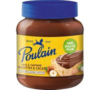 Délice noisette et cacao - Pâte à tartiner POULAIN sans huile de palme - 400g Plein de saveurs irrésistibles - Idéale pour le petit déjeuner gourmet - Le Lot De 3