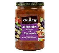 Délice Provençal: Aubergines à la Provençale D'Aucy 42.5 cl - Recette Savoureuse de Légumes Confits - Idéal pour les Gourmets - Catégorie É - Le Lot De 4