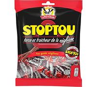 Délice sucré LA PIE QUI CHANTE - Stoptou Réglisse 450g - Savoureux bonbons tendres - Douceur exquise - Catégorie: Chocolats et Confiseries - Le Lot De 3