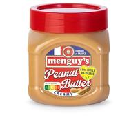 Délice Velouté de Cacahuètes Menguy's - 454g | Beurre d'Arachide Crémeux Petit-Déjeuner Gourmand | Ingrédient Naturel et Sans Add - Le Lot De 3