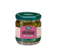 Délices de Jardin d'Orante: Mini cornichons balsamique pour apéritif gourmet - 185g Sélection exclusive, recette authentique, catégorie Olives, cornichons, lég - Le Lot De 4