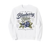 Délices de Myrtilles : Typographie Vintage et Bien-être Sweatshirt