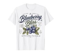 Délices de Myrtilles : Typographie Vintage et Bien-être T-Shirt