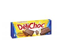Délichoc Tablettes Chocolat au Lait 150g - Savourez une Douceur Irrésistible - Craquez pour ces Biscuits au Chocolat Fins et Croquants - Le Lot De 4