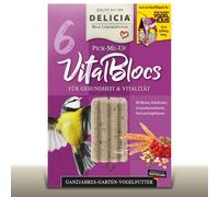 Delicia 1 x 6 Pièce Inno Toutes Saisons Jardin Nourriture pour Oiseau Vitalbloc