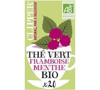 Délicieuse Infusion Bio Thé Vert Framboise Menthe Clipper - 35g | Bienfaits Digestifs - Catégorie : Epicerie Diététique et Bio - Le Lot De 4