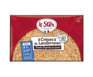 Délicieuses Crêpes de Landerneau Le Ster Le Patissier x12 300g - Authentique Saveur Bretonne - Gourmandises à partager. - Le Lot De 4