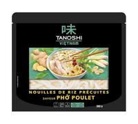 Délicieuses Nouilles de riz précuites Pho au Poulet Tanoshi 380g - Saveurs Asiatiques Authentiques - Prêtes en un clin d'œil - Le Lot De 3