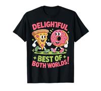 Délicieuses Pizzas et Beignets - Design Best of Both Worlds T-Shirt