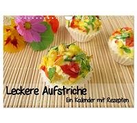 Délicieuses tartines - Un calendrier avec recettes (calendrier mural 2026 DIN A4 paysage) - Calendrier mensuel CALVENDO