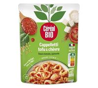 Délicieux Capelletti au Tofu et Épinards Bio - Recette Diététique Céréale Bio - A la saveur exquise de Soja - 220g - Le Lot De 4