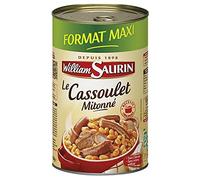 Délicieux Cassoulet Maison de William Saurin - Plat de 1.260kg préparé avec soin, idéal pour les repas rapides et savoureux. Un incontournable de la cuisine française! - Le Lot De 3