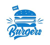 Délicieux hamburger chaud autocollant mural pour magasin de hamburgers magasin de restauration rapide signe décalcomanie pour cuisine salle décalcomanies autocollant de fenêtre petit - 28x31 cm