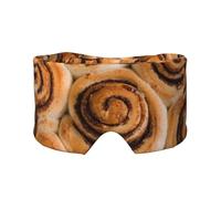Délicieux pains à la cannelle,Masque pour les yeux bloquant la lumière Cache-yeux et cache-oreilles pour le sommeil