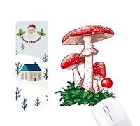 délicieux red champignon vénéneux illustrer cadeau de noël maison tapis de souris