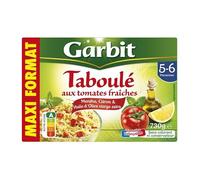 Délicieux Taboulé Frais GARBIT: Tomates, Menthe, Citron & Olive. Plat Cuisiné Savoureux. Prêt à Déguster. Idéal pour Snack ou Repas. - Le Lot De 3
