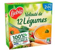 Délicieux Velouté Liebig de 12 Légumes en Duo 2x30 cl - Savourez la Richesse Végétale - Soupes Gourmandes Maison - Le Lot De 4