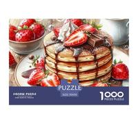 Delicious Breakfast Spread with Pancakes and Crepes Papier De Qualité Excellent Loisir pour Les Moments Calmes, Les W nds Et La Détente des Vacances 70x50cm/1000pcs
