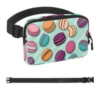 Delicious Desserts-782 Sac banane pour homme et femme, sac banane avec sangle réglable, sac banane tendance partout pour voyage, plein air, course à pied, randonnée, Multicolore 08, 1.5x9.0x5.9in