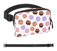 Delicious Desserts-793 Sac banane à bandoulière pour homme et femme, sac banane pour voyage, marche, course à pied, randonnée, cyclisme, Multicolore 04, 1.5x9.0x5.9in/4x23x15cm