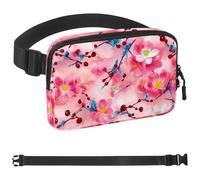 Delicious Desserts-804 Sac banane de style unisexe : sac banane tendance, sac à bandoulière sport fin à la mode pour jogging, randonnée, randonneur, femme, homme, Multicolore 08, 1.5x9.0x5.9in