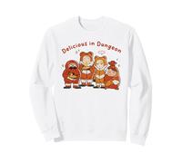 Delicious in Dungeon Chibi Frog Suit Snack Time Doodle Anime Sweatshirt