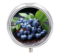 Delicious Pilulier de voyage à 3 compartiments pour sac à main et poche - Pilulier quotidien portable pour contenir des suppléments et des vitamines
