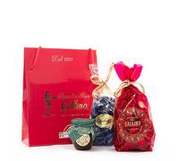 DELICIOUS SHOPPER - coffret cadeau gourmand - excellence Pasticceria Gallina - Baci di dama au chocolat - amaretti - tartinade aux noisettes
