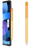 Delidigi Coque Apple Pencil 2e Génération et Pro 2024, Dégradé Silicone Case Protection Compatible avec Pencil 2 (Jaune)