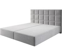 DeLife Cadre-de-sommier Dream-Fine Microfibre Gris 180x200