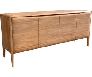 DeLife Commode Simcha Acacia Naturel 175 cm 4 Portes Buffet