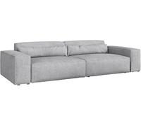 DeLife Grand Canapé Sirpio XL Microfibre Gris 270x130 cm