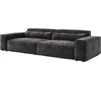 DeLife Grand Canapé Sirpio XL Microfibre Noir 270x130 cm