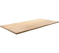 DeLife Plateau-de-Table Edge chêne Nature 200x100x2,5-3 Live-Edge