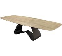 DeLife Table à Manger Edge Boot 200-300x120 cm Céramique