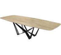 DeLife Table à Manger Edge Boot 200-300x120 cm Céramique